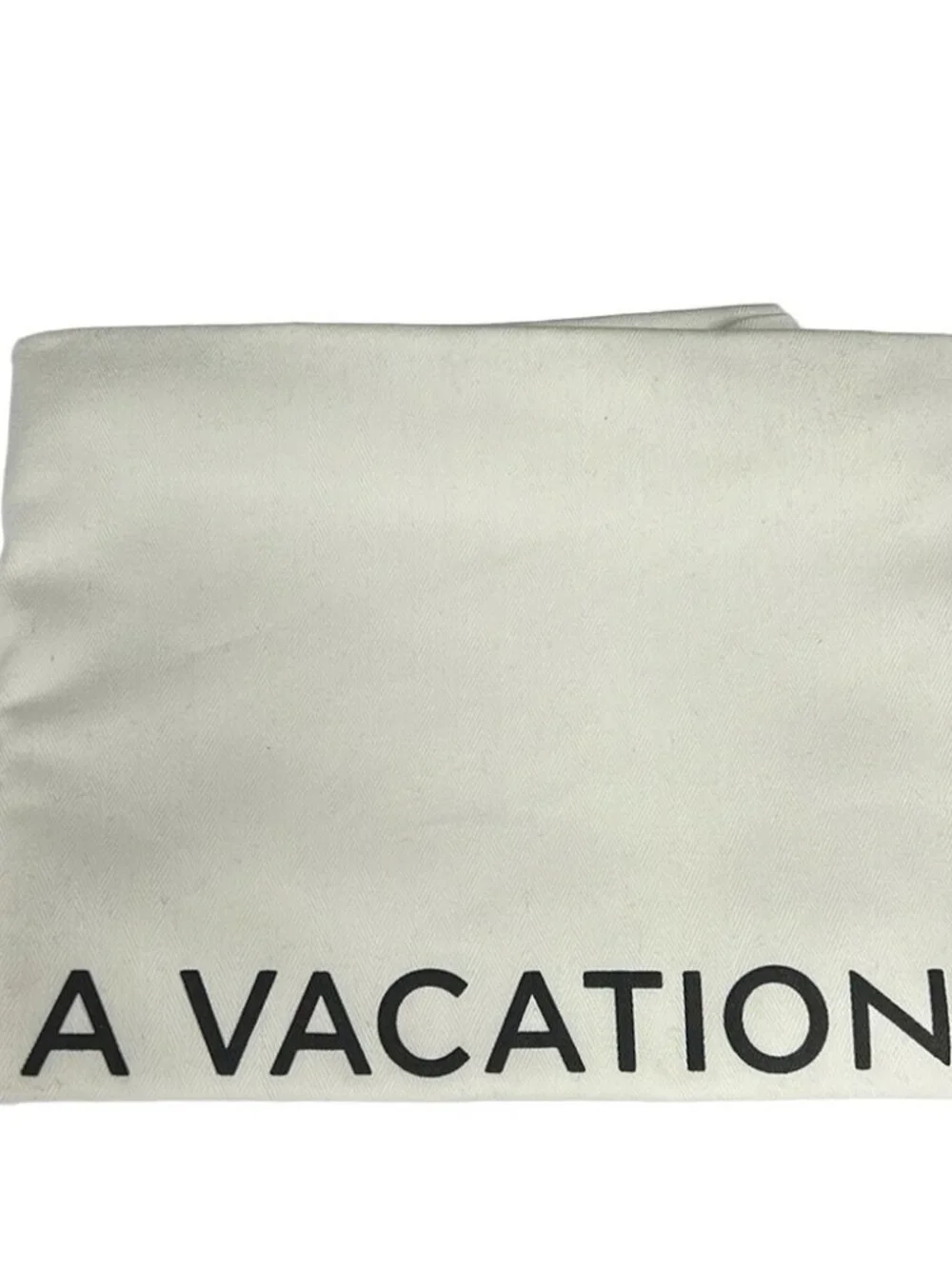 A VACATION Black Dark Gray Chemical Fiber Clutch Bag